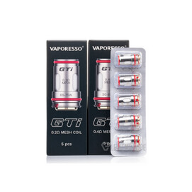 Vaporesso GTI Mesh Coil - 5 pack, Coil Resistance: 0.4Ω (50W to 60W)