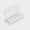 Battery Case- (For 2 18650 batteries), Color: Clear