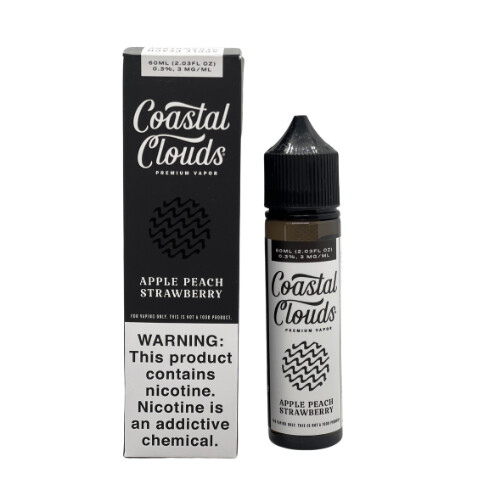 Coastal Clouds  Apple Peach Strawberry 60ml