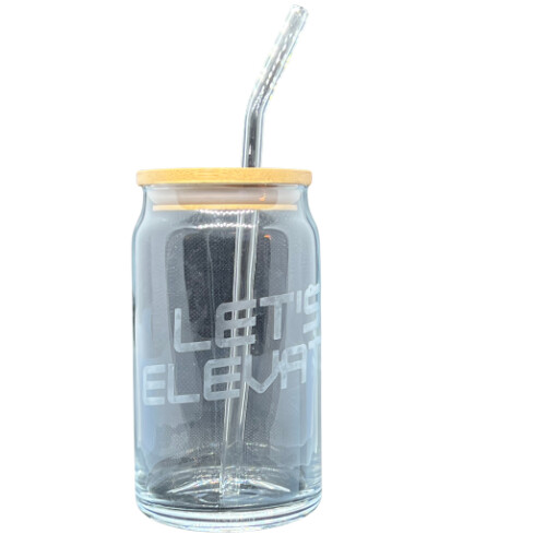 Elevate Glass Cups with Lid