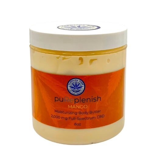 Carolina Pure CBD Body Lotion 2,000mg, Color: Mango