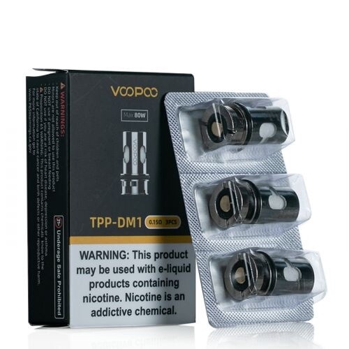 VooPoo Tpp Coils - 3 pack, Coil Resistance: DM1