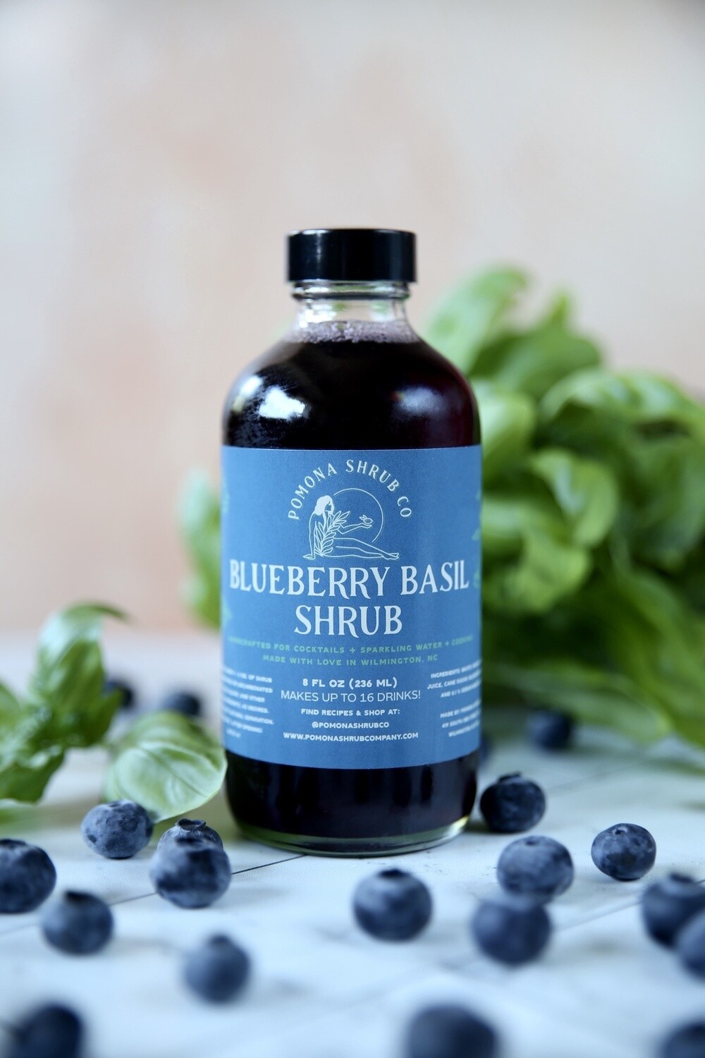 Pomona Shrub Co - Blueberry Basil Shrub
