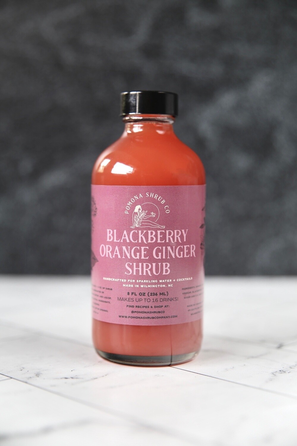 Pomona Shrub Co - Blackberry Orange Ginger Shrub