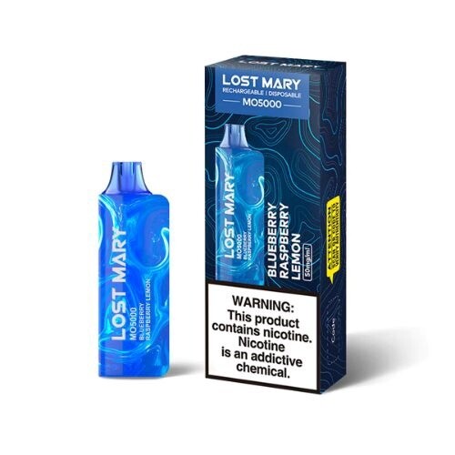 Lost Mary MO5000, Flavor: Blueberry Raspberry Lemon