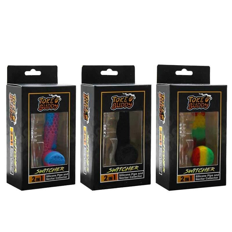 Toke Buddy Switcher 2-in-1 Silicone Pipe and Nectar Collector