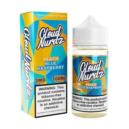 Cloud Nurdz Blue Raspberry Peach 100ml