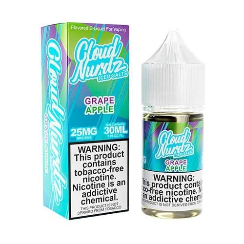 Cloud Nurdz Iced Salts Grape Apple 30ml