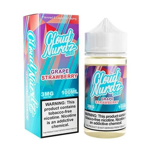 Cloud Nurdz Iced Grape Strawberry 100ml