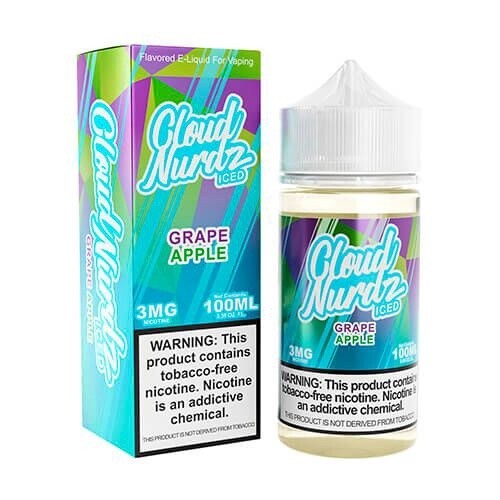 Cloud Nurdz Iced Grape Apple 100ml