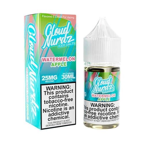 Cloud Nurdz Iced Salts Watermelon Apple 30ml