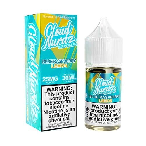 Cloud Nurdz Iced Salts Blue Raspberry Lemon 30ml