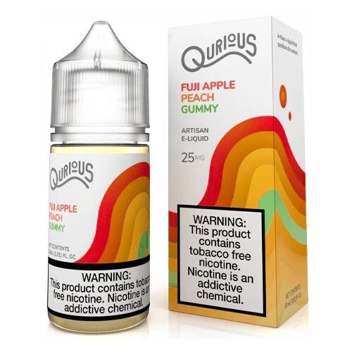 Qurious Salts Fuji Apple Peach Gummy 30ml