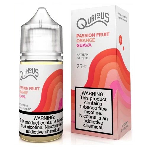 Qurious Salts Passion Fruit Orange Guava 30ml