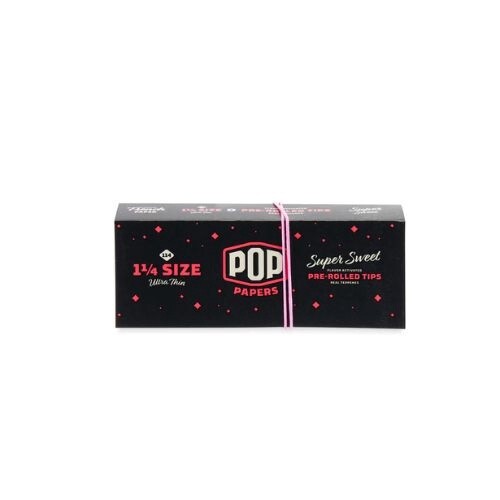 Pop Papers- 1 1/4 size, Flavor: Strawberry Jam
