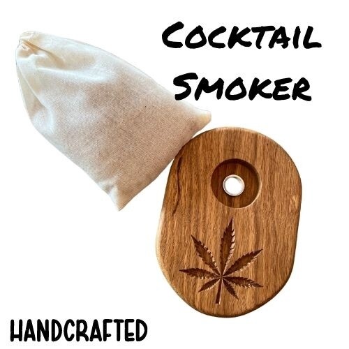 Serama Roost- Cocktail Smoker, Wood Color: White Oak