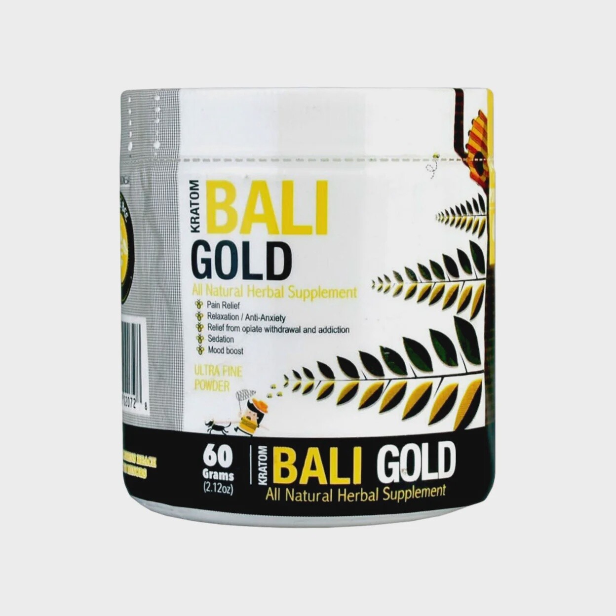 Bumble Bee- Kratom Powder Bali Gold, Count: 60 Grams