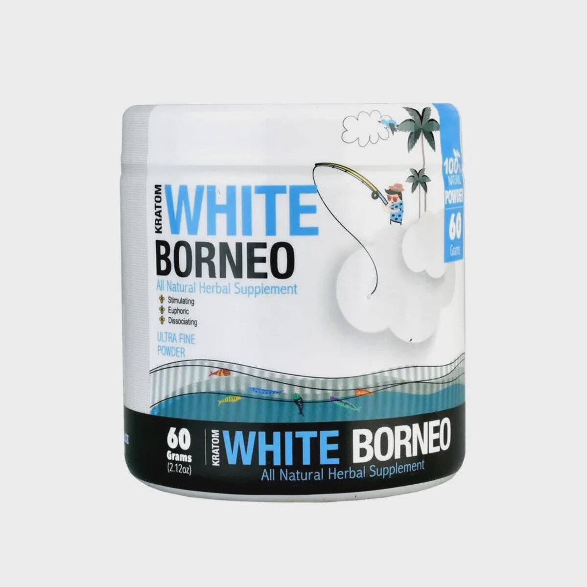 Bumble Bee- Kratom Powder White Borneo, Count: 60 Grams