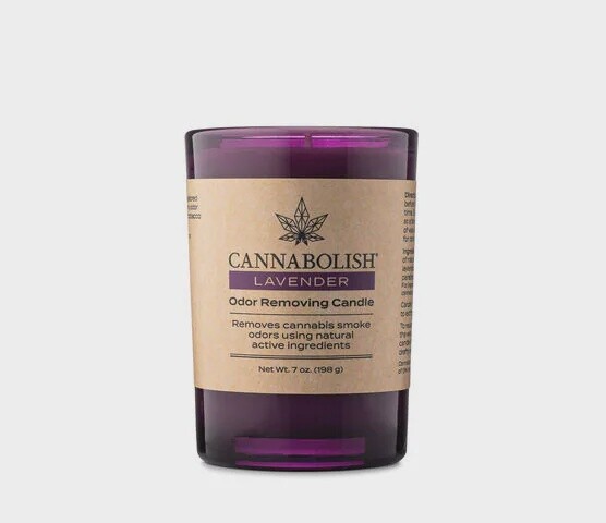 Cannabis Odor Removing Lavender Candle, 7 oz.