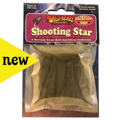 Wild Berry- Backflow Cones 6 Count, Scent: Shooting Star