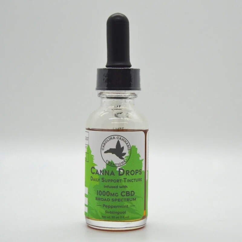 Carolina Cannabis Creations Broad Spectrum Tincture, MG: 1000mg