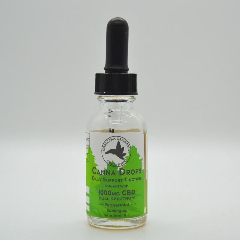 Carolina Cannabis Creations Full Spectrum Tinctures, MG: 1000mg