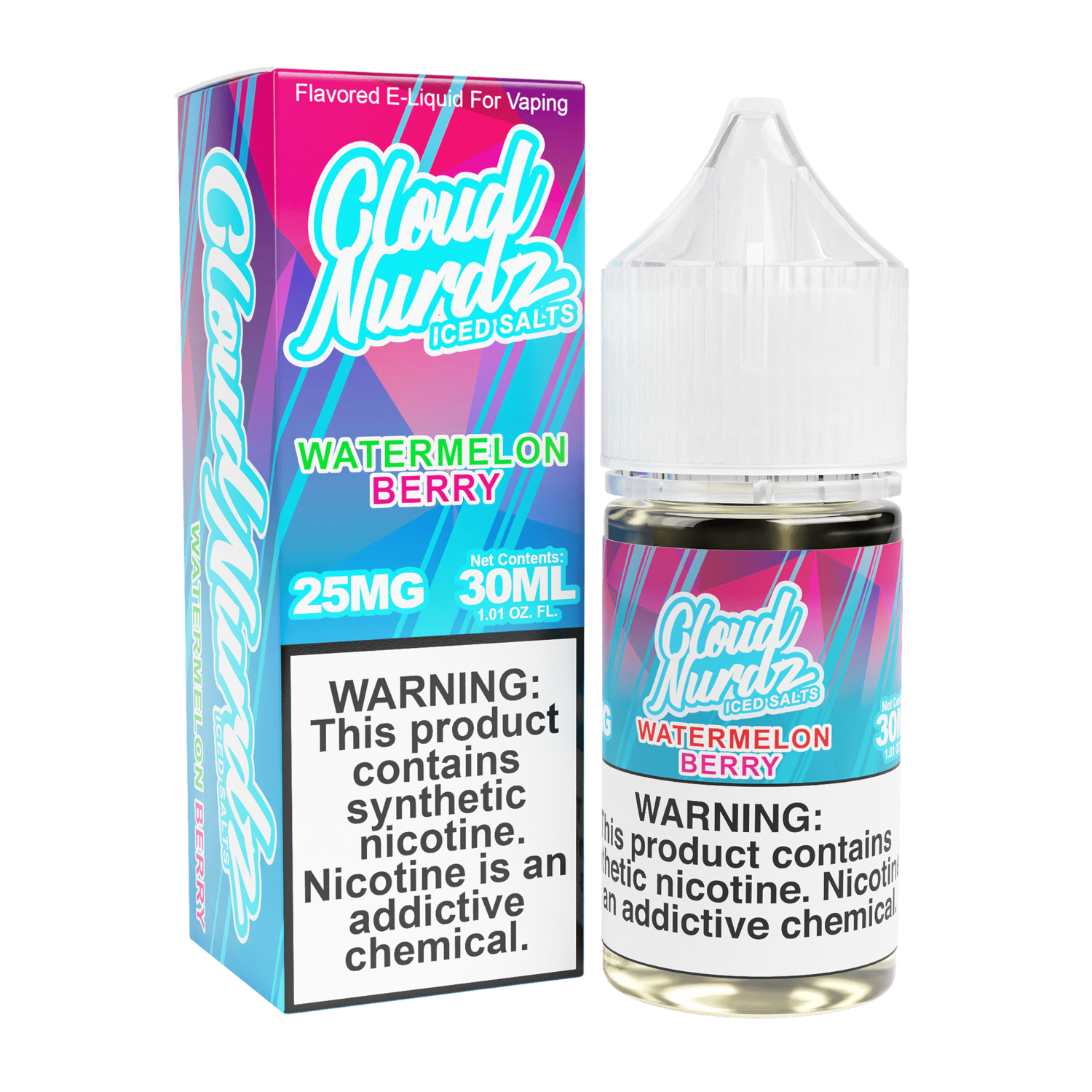 Cloud Nurdz Iced Salts Watermelon Berry 30ml