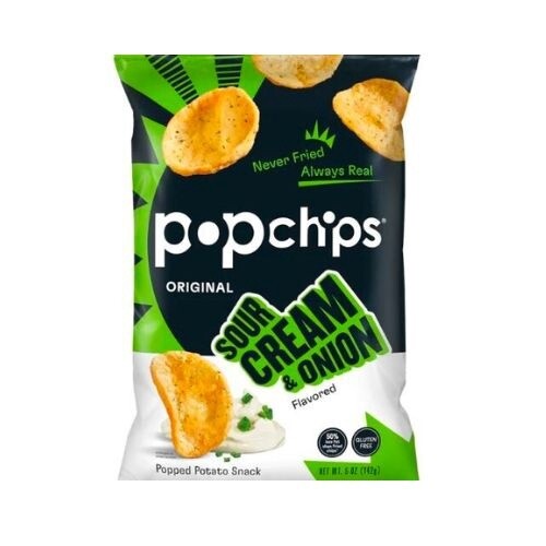 Pop Chips- 0.8oz Bag Sour Cream &amp; Onion