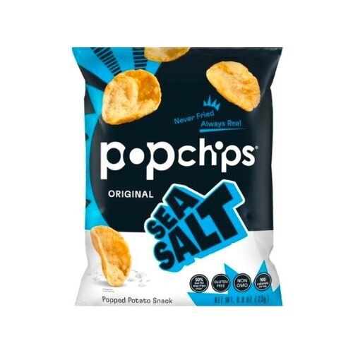 Pop Chips- 0.8oz bag Sea Salt