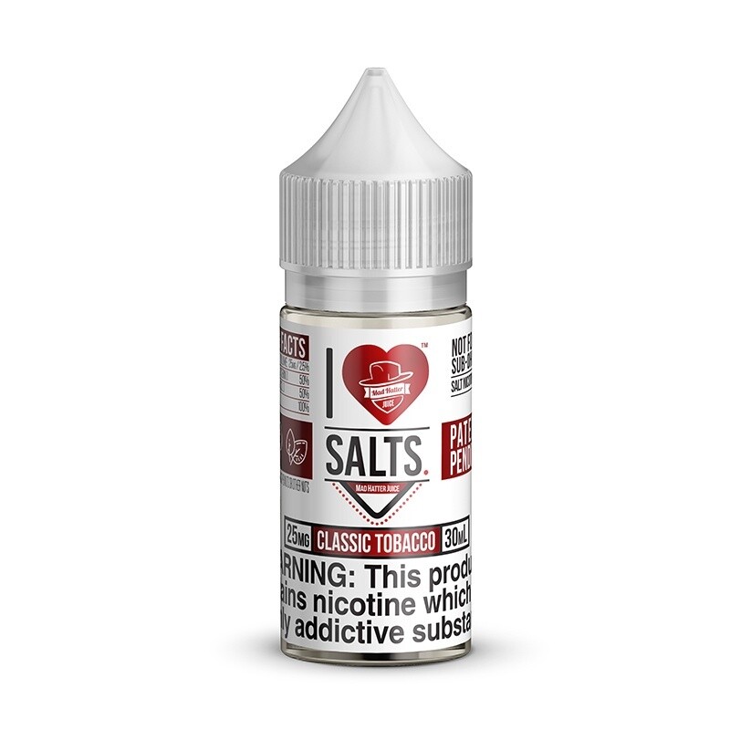 I Love Salts Classic Tobacco 30ml