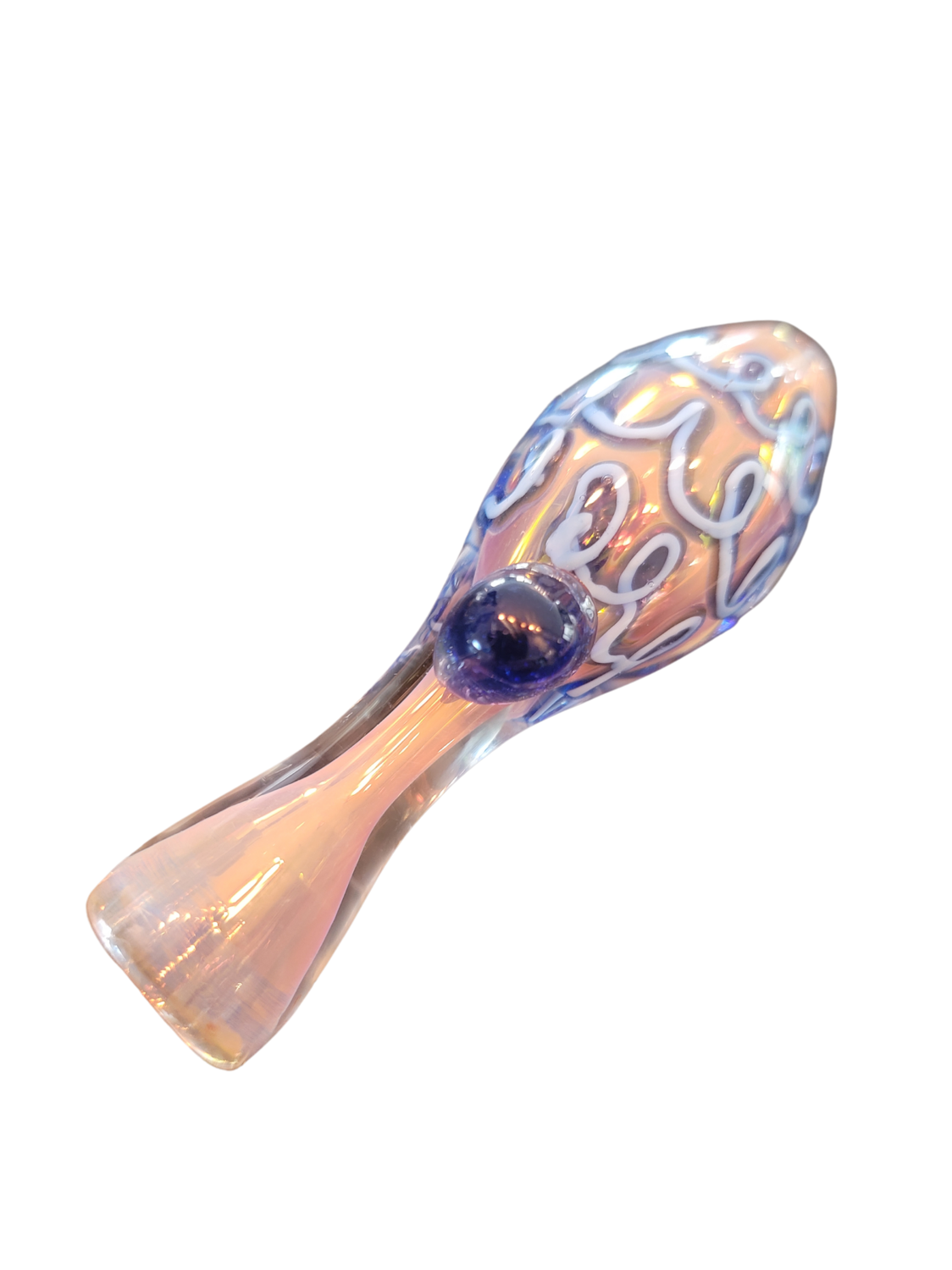 Round Belly Swirl Hand Pipe