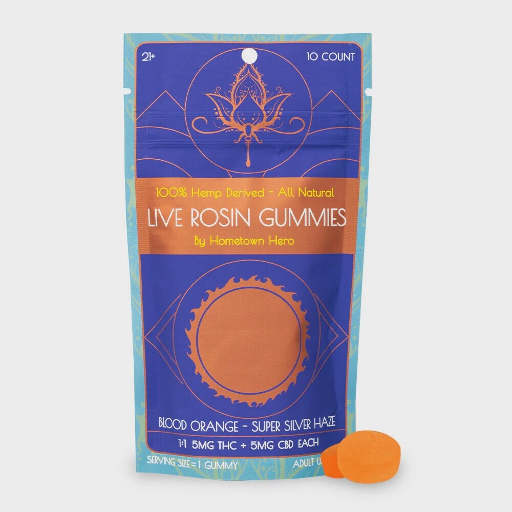 Hometown Hero Canna Classic Live Rosin 5mg - 10 pack, Flavor: 5mg Blood Orange