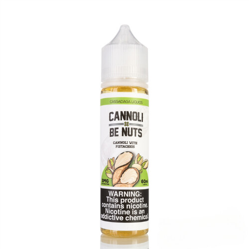 Cassadaga Cannoli Be Nuts 60ml, Nicotine Strength: .3mg