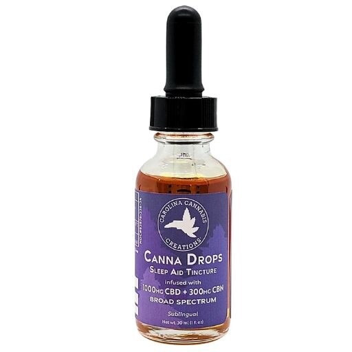 Carolina Cannabis Creations CBN Sleep Aid Broad Spectrum Tincture