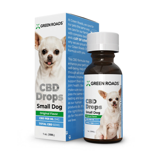 Green Roads CBD Pet Oil for Small Dogs