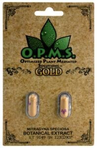 O.P.M.S. Gold & Black Extract Capsules O.P.M.S. Gold & Black Extract Capsules, Strain: Gold, Count: 2 ct.