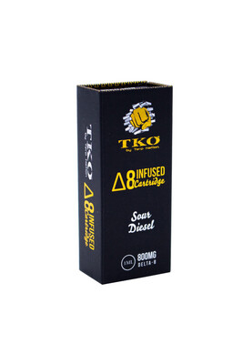 TKO Delta 8 THC Infused Vape Cartridge 900mg
