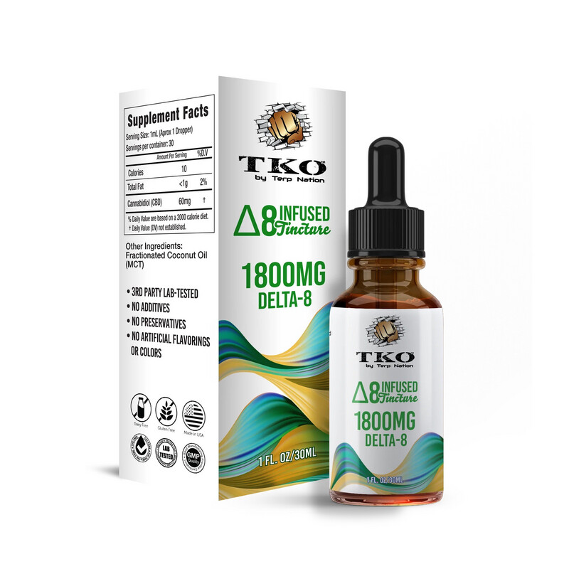 TKO Delta 8 THC Infused Tincture