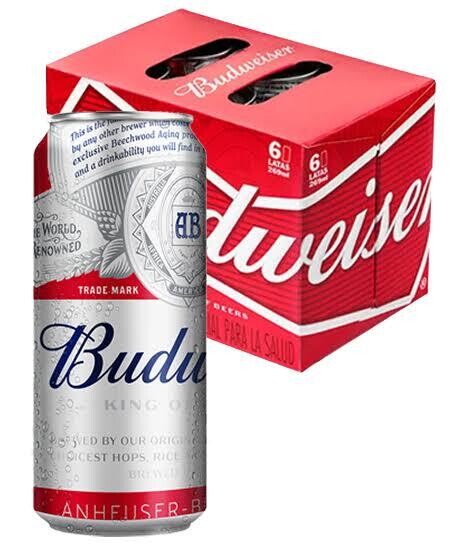 Budweiser lata