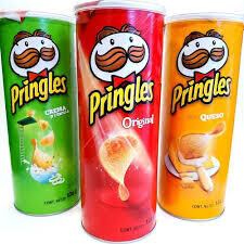 Papas pringles sabores 124gr