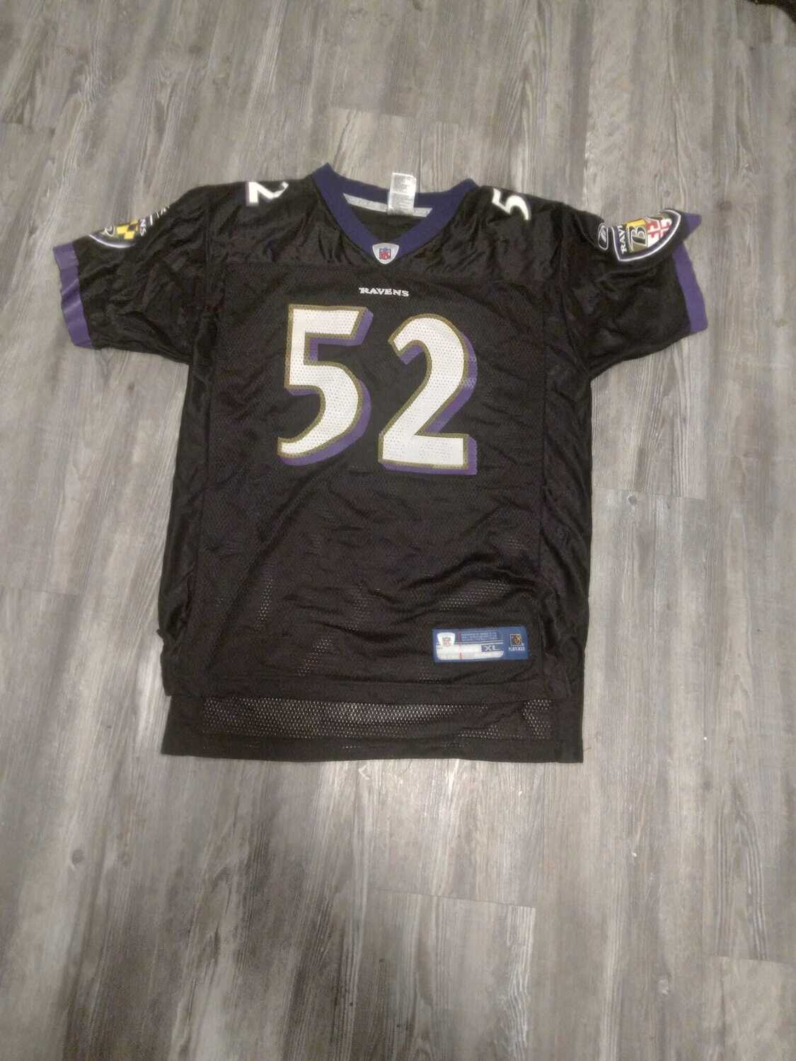 Ravens Black M Ray Lewis Jersey