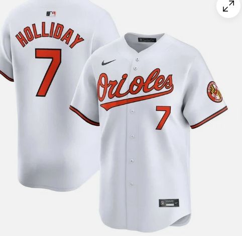 Jackson Holliday #7 All Color Stitched Jersey MEN Size S-3XL