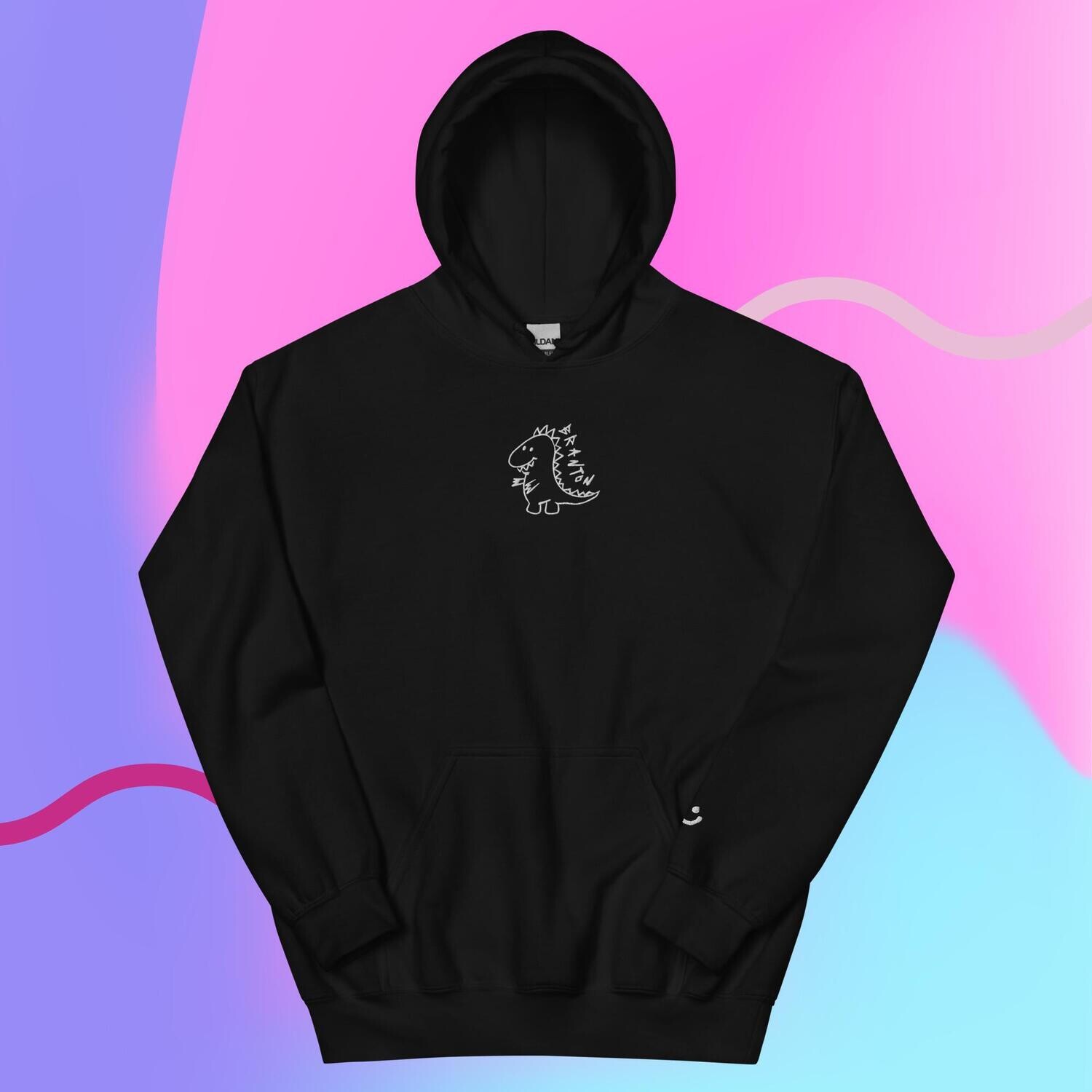 PINK DINOSAURS HOODIE
