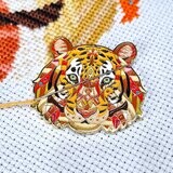 Mandala Tiger Nadelhalter  von Meloca Designs