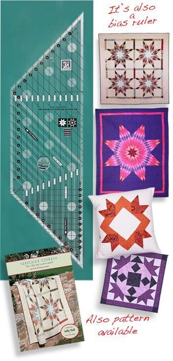 Creative Grids Rautenlineal 6 Creative Grids Rautenlineal 6" | 45° Diamond and Lone Star Bias | Non slip