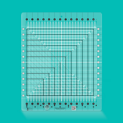Creative Grids Stripology Squared Ruler Lineal | designed by Gudrun Erla | Non slip