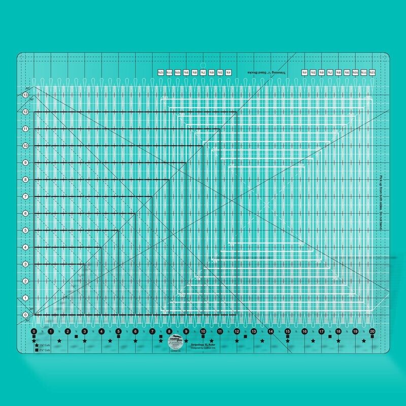 Creative Grids Stripology XL Lineal | designed by Gudrun Erla | Non slip Creative Grids Stripology XL Lineal | designed by Gudrun Erla | Non slip