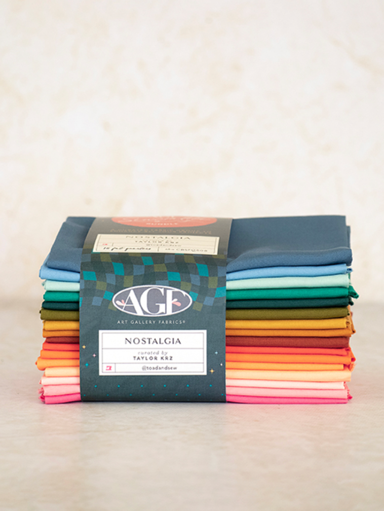 AGF Sewcialites | Nostalgia von Taylor Krz (Toad&Sew) | 16 Fat Quarter