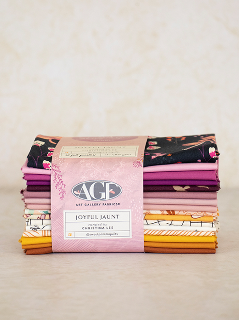 AGF Sewcialites | Joyful Jaunt  von Christina Lee (Sweet Potato Quilts) | 16 Fat Quarter