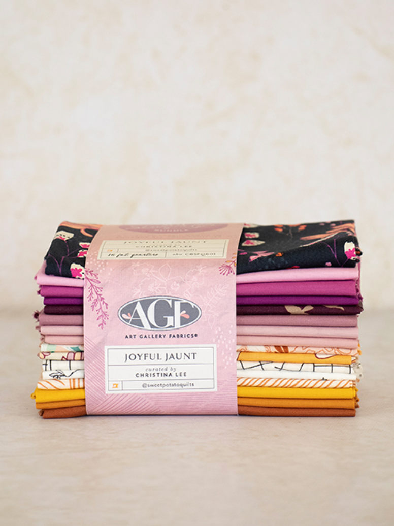 AGF Sewcialites | Joyful Jaunt von Christina Lee (Sweet Potato Quilts) | 16 Fat Quarter